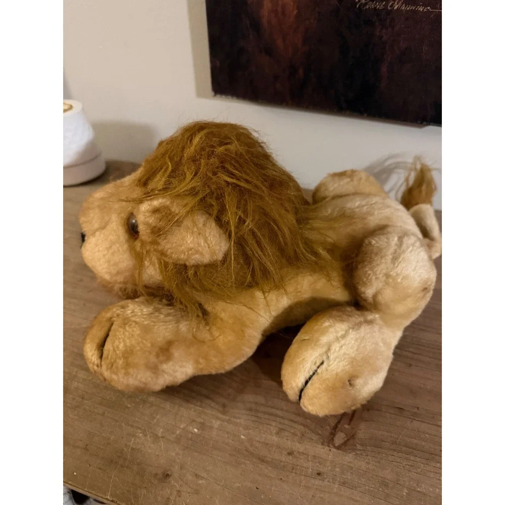 Vintage 1985 Ringling Bros Barnum Bailey Circus Lion Plush Stuffed Animal Toy‎